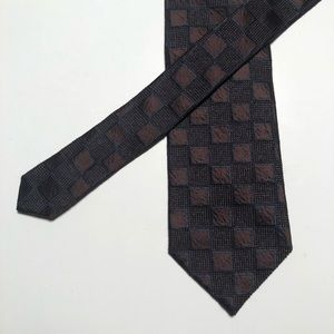 GIANFRANCO FERRE Silk Wool Tie Made in Italy